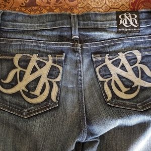 Rock & Republic Jeans size 26 Boot Cut 36" inseam